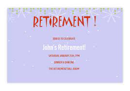 Meanwhile, if you require a more generic and free tea party invitation template, there's an abundance of options waiting for you in this catalog. Online Retirement Party Invitations
