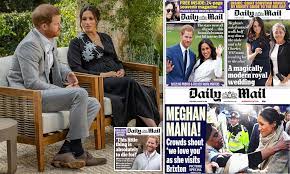 Insiders told vanity fair's katie nicholl the prince of wales, 72, 'couldn't keep handing out' funds to prince harry, 36, and meghan markle, 39, 'indefinitely'. Harry And Meghan Say Relentless Negativity Forced Them Out Yet These Pages Prove The Opposite Daily Mail Online