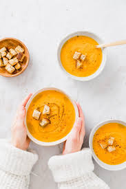 Roasted Carrot Soup In 2020 Roasted Carrot Soup Carrot Soup Recipes Roasted Carrots