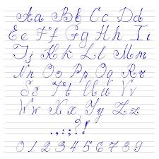 Web site bitfontmaker lets you design, create, and download your own fonts. Alphabet Handwriting Fonts Stock Vector Illustration Of Fonts 124938666