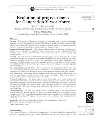 Listen to latchkey by dwy, 933 shazams. Pdf Evolution Of Project Teams For Generation Y Workforce
