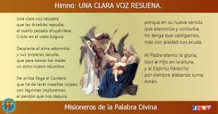 Misioneros De La Palabra Divina Himno Laudes Una Clara Voz Resuena La Voz Himnos Ya Desperte