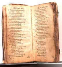 Oldest Book Printed On American Soil To Go Up For Sale Book Print Hymn Print Books