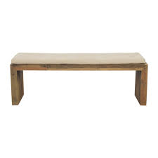 Each piece tells the story of its previous life. 27 Off West Elm West Elm Emmerson Reclaimed Dining Bench With Cushion Chairs