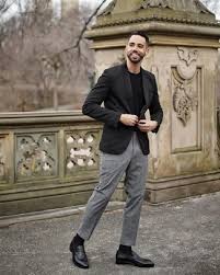 Black Blazer With Grey Dress Pants Outfits For Men 119 Ideas Outfits Lookastic