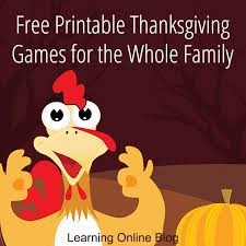 These free printable cards are a mixture of thanksgiving jokes and fun facts about the holiday. Free Printable Thanksgiving Games For The Whole Family