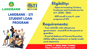 Prepare for the the application. Landbank Sti Student Loan Program This Sti College Batangas Facebook