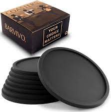 Check spelling or type a new query. Amazon Com Drink Coasters By Barvivo Set Of 8 Tabletop Protection For Any Table Type Wood Granite Glass Soapstone Sandstone Marble Stone Tables Perfect Soft Coaster Fits Any Size Of Drinking