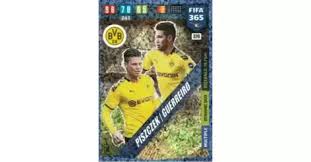 The polish cb suffered an eye injury against hoffenheim and will be questionable tomorrow. Lukasz Piszczek Raphael Guerreiro Borussia Dortmund Fifa 365 2020 Adrenalyn Xl Card 376