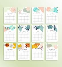 New 2020 And 2021 Calendar Printable Monthly Planner Inserts Cute Quirky Modern Wall Calendar Instant Download Print A4 And Letter In 2020 Calendar Printables Monthly Planner Template Monthly Planner
