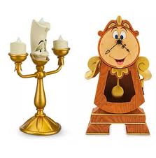 He is lumière's best friend and also a rival of sorts. Lumiere And Cogsworth Figures From The Animated Beauty And The Beast Chip And Company