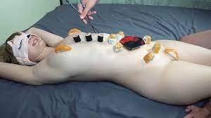 Nyotaimori Funny Eating Sushi from Body. POV Missionary Sex and Eating Cum  on Sushi. - Pornhub.com