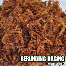 Cook on slow fire until the dish is dry. Resepi Ummi Serunding Daging Bahan Bahan 500 Gm Facebook