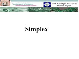 Ppt Simplex Powerpoint Presentation Free Download Id