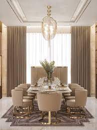 Glass tables in oblong shape. Let S Get Inspired By A Unique Dining Room Design That Reflects The Best Of The Modern Style Luxury Dining Room Decor Dining Room Interiors Elegant Dining Room