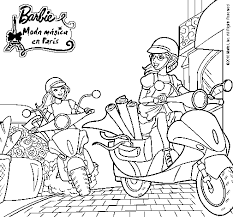 Dibujo Moto Para Colorear