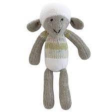 More images for knitted lamb toy » Knitted Lamb Heirloom Toy Hwai Zeal Living