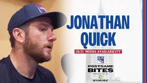 New York Rangers: Jonathan Quick Postgame Media Availability
