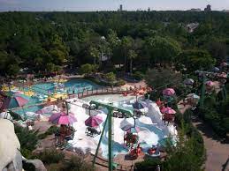 Looking Down From Summit Plummet At Blizzard Beach Walt Disney World Fl Disney Water Parks Water Park Orlando Blizzard Beach