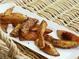 Baked Sweet Potato Fries With La Boite Spice Mix Recipe Sweet Potato Fries Baked Food Network Recipes Sweet Potato Fries