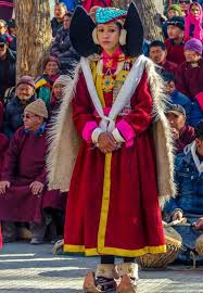 Traditional Costumes Leh Festival Ladakh Tribal Fashion Traditional Dresses Tribal Women