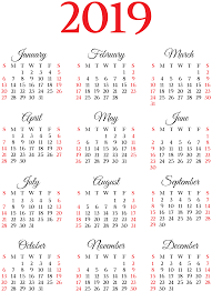 2019 Calendar Png Image Gallery Yopriceville High Quality Images And Transparent Png Free Clipart Calendar Png 2019 Calendar Free Clip Art