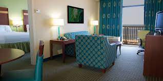 The two bedroom suite offers two bedrooms and two bathrooms and sleeps up to 8 guests, providing even more space and privacy for families, friends or groups traveling together. North Virginia Beach Boardwalk Hotels Holiday Inn Suites Virginia Beach North Beach