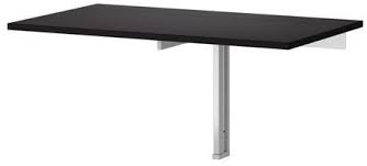 This simple floating desk is a popular household item which is contemporary and multipurpose, going well with any modern decors. Amazon Com Ikea Wall Mounted Drop Leaf Table Brown Black 1826 52317 1018 Tables