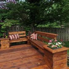 An outside bench can be a great way to fully enjoy your backyard, patio or garden area. 26 Most Stunning Deck Skirting Ideas To Try At Home Tropical Patio Backyard Patio Design