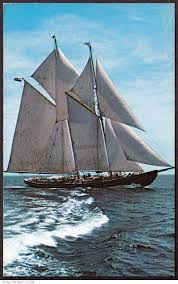 Postcard Blue Nose Ii From Canada Id 331 Bluenose Schooner Sailing Sailing Yacht