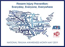 Keep finger straight and off the trigger until you are ready to fire 4. National Trauma Awareness Month 2019 Resources American Trauma Society