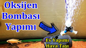 Oksijen Bombasi Hava Tasi Yapimi Diy Air Stone Youtube