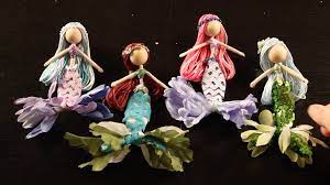 Tutorial Mermaid Fairy Dolls Make Diy How On Todiy Tutorial On How To Make Mermaid Fairy Dolls Fairy Dolls Fairy Crafts Mermaid Fairy