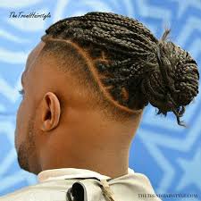 Black men with curly hair have a number of cool haircuts they can get. Black Men Bun Hairstyle 20 Terrific Long Hairstyles For Black Men The Trending Hairstyle
