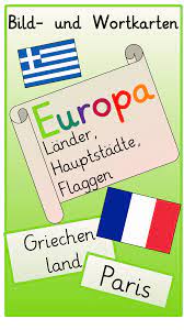 Deutschland Und Europa Unterrichtsmaterial In Den Fachern Daz Daf Erdkunde Sachunterricht Europa Schule Europa Europa Lander