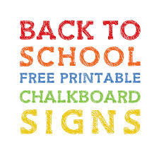 #printables #templates #free #freetemplate #diy. Back To School Free Printable Chalkboard Signs The Cottage Market