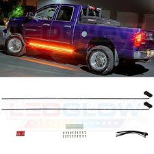 Ledglow 2pc 70 Amber Side Marker Courtesy Led Running Board Lighting Kit For Extended Cab Crew Cab Trucks Car Accessories Online Market Extended Cab Led Light Kits Cab