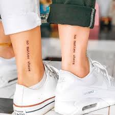 No Matter Where Who S The Person You Will Always Think Of No Matter Where You Are F Relationship Tattoos Tattoos Bestie Tattoo
