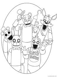 Bon bon total fnaf fan pinterest. Five Nights At Freddys Coloring Pages Games Printable 2021 0221 Coloring4free Coloring4free Com