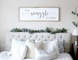 The Snuggle Is Real Sign Bedroom Wood Signs Master Bedroom Etsy Master Bedroom Wall Decor Master Decor Wall Decor Master