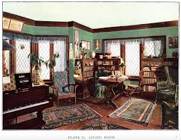 Living Room From Artistic Interiors For Homes By Nat L Lead Company 1909 Craftsman Living Rooms Building A House Home