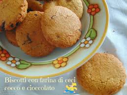 La farina di ceci è un ingrediente dalle mille risorse. Biscotti Con Farina Di Ceci Cocco E Cioccolato I Pasticci Di Cristina Farina Di Ceci Cibo Per Diabetici Idee Alimentari