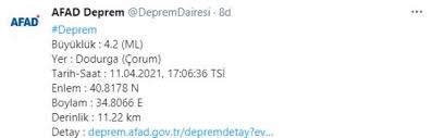 Çorum deprem haberi sayfasında en son yaşanan çorum deprem gelişmeleri ile birlikte geçmişten bugüne mavifm'e eklenen çorum deprem haber başlıkları yer almaktadır. 0krwhe Natmbmm