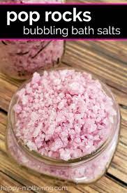 This tingly fizzy candy is a must try! How To Make Pop Rocks Fizzing Bath Salts Happy Mothering
