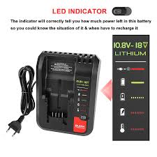 Black And Decker Lithium Battery Charger Symbols Black Decker 20v Charger Pcc692l Li Ion Battery Charger Porter Cable Stanley 10 8v 14 4v 18v Pcc690l L2afc Fmc690l Fmc688l 686l Chargers Aliexpress