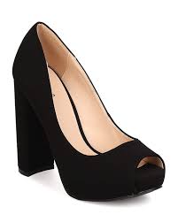 Black Block Heels Closed Toe Qupid Fi99 Women Nubuck Peep Toe Platform Block Heel Pump Black These Beautiful Pumps Are Made With A Black Pumps Heels Block Heels Pumps Trendy Block Heels