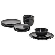 Enjoy free shipping on most stuff, even big stuff. Dinera 18 Piece Dinnerware Set Dark Gray Ikea