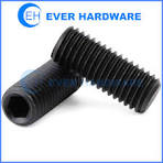 Flat End Screw Inner Hex Angle Headless Set Grub Tighten ...