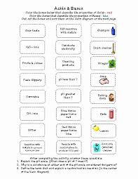 The properties of acids include: Ph Worksheet Middle School Beautiful Free Worksheets Ph Scale Printable Worksheets Example