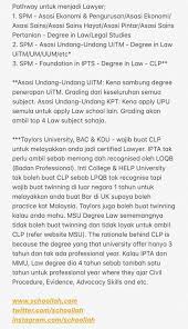 Surat keterangan ahli waris yang disahkan lurah/kepala desa. Schoollah Malaysia On Twitter Korang Nak Lagi Pathway Lain Di Bawah Ini Adalah Laluan Untuk Sesiapa Yang Ingin Menjadi 1 Doktor 2 Ahli Farmasi Doktor Gigi Veterinar 3 Peguam 4 Pilot Rt Sebarkan